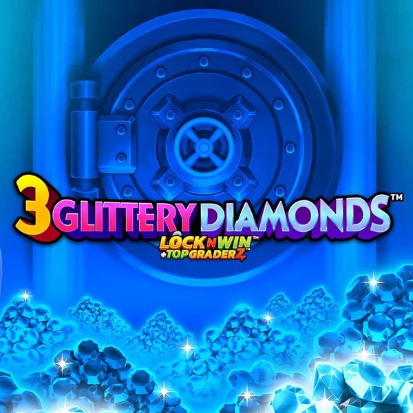 3 Glittery Diamonds slot visual from PearFiction Studios available on swift-casino.eu
