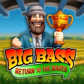 Big Bass Return to the Races slot visual from Pragmatic Play available on swift-casino.eu