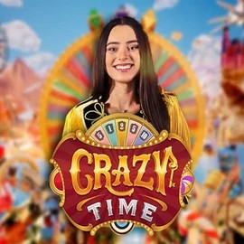 Crazy Time logo by Evolution at Swift Casino