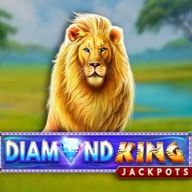 Diamond King Jackpots logo by SpinPlay Games at Swift Casino