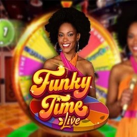 Funky Time logo – Live Casino by Evolution at Swift Casino
