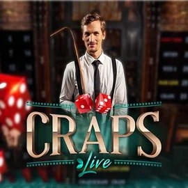 Live Craps online game logo by Evolution on swift-casino.eu
