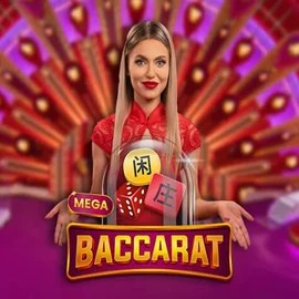 Mega Baccarat by Pragmatic Play, showcased at swift-casino.eu – game logo
