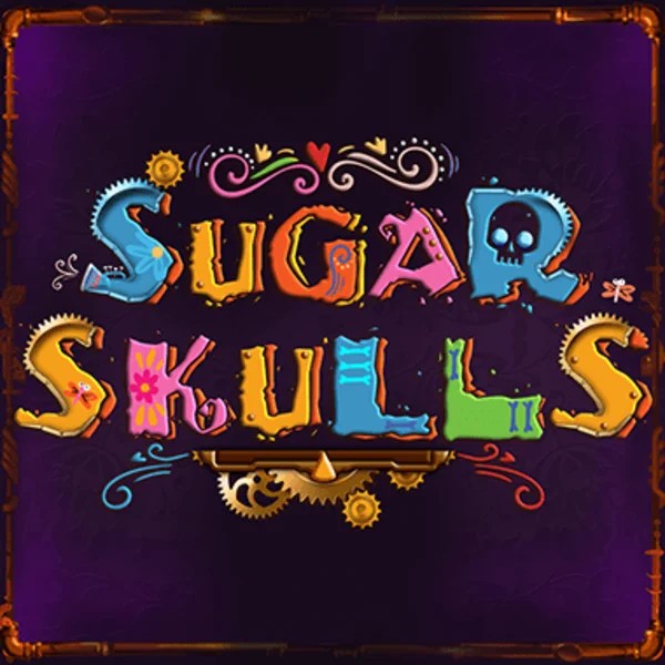 Sugar Skulls slot logo by Booming Games at Swift Casino